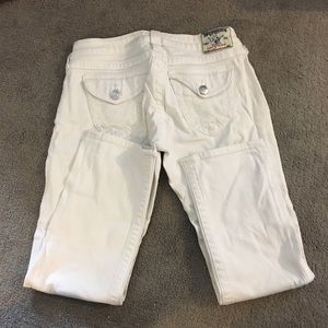 Authentic True Religion white jeans